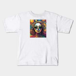 Vibrant Art: Explore a Spectrum of Colors Kids T-Shirt